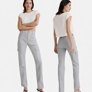 Madewell ’90s Straight Cargo Pants Cotton Solstice Gray Size 27